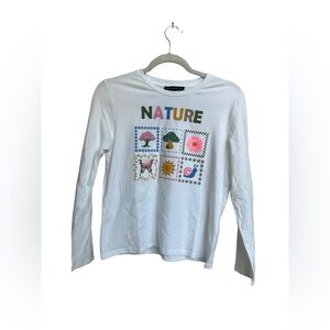 Love Ellie Nature White Long‎ Sleeved Top Girl’s Size XL
